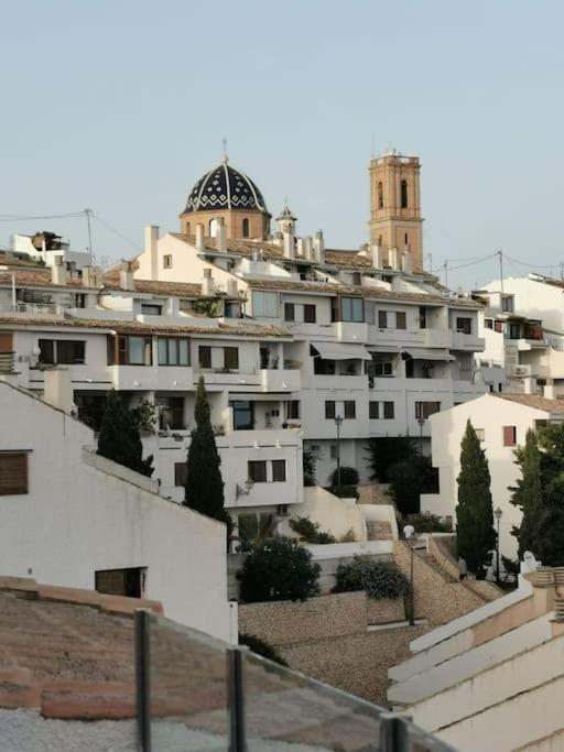 Atico-Duplex Con Vistas Al Mar Y Casco Antiguo En Altea Lägenhet Exteriör bild