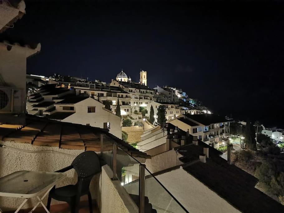 Atico-Duplex Con Vistas Al Mar Y Casco Antiguo En Altea Lägenhet Exteriör bild