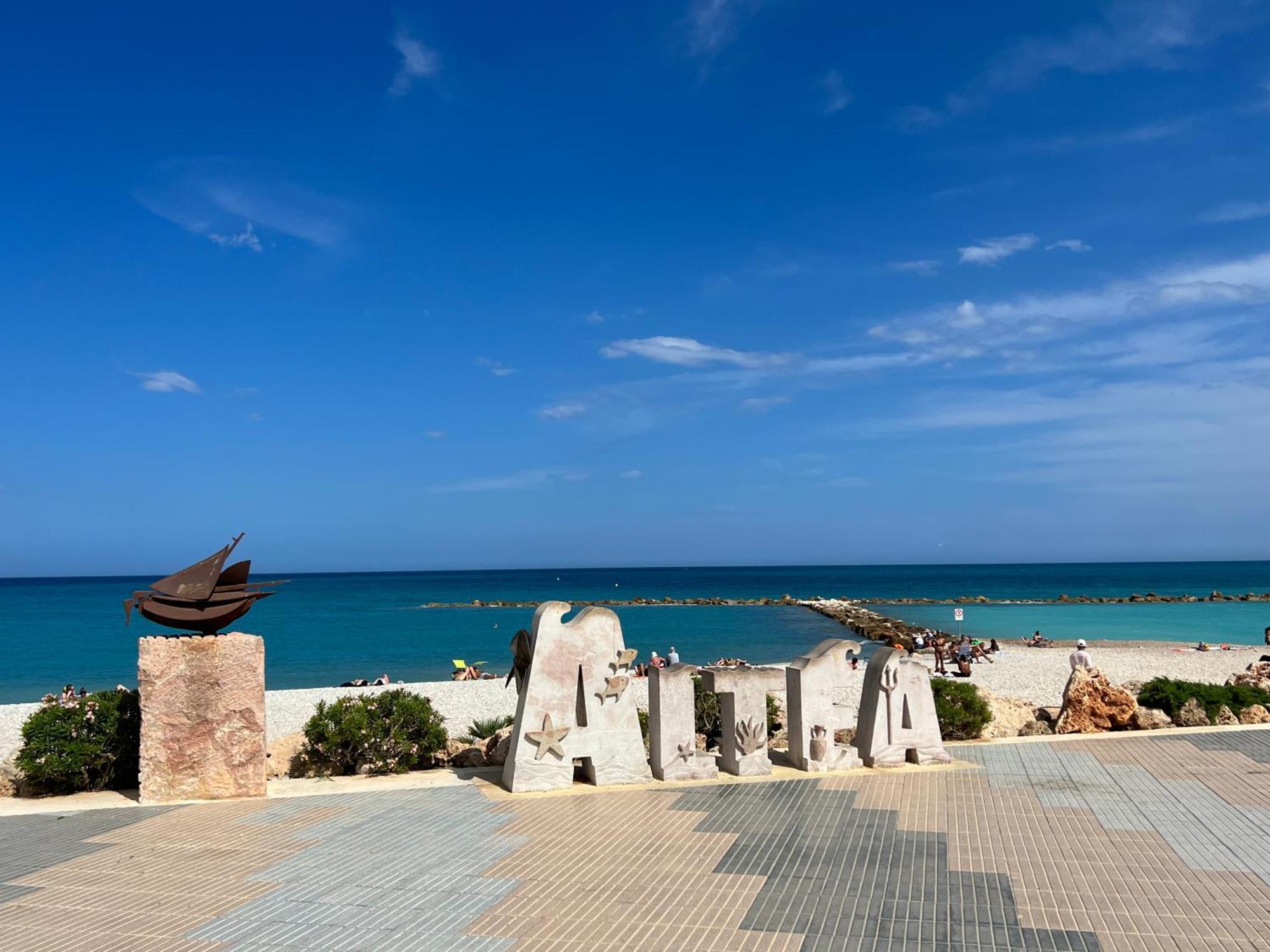 Atico-Duplex Con Vistas Al Mar Y Casco Antiguo En Altea Lägenhet Exteriör bild